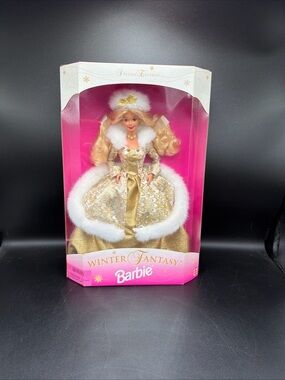 Winter Fantasy Special Edition Barbie Doll 1995 Mattel 15334 Blonde
